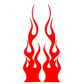 Univerzalna DIY naljepnica s plamenom vinilnom naljepnicom Vodootporna za automobile i motocikle Spremnik plina Vodootporni komplet naljepnica s plamenom za motocikle Naljepnice