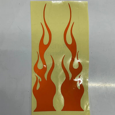 Univerzalna DIY naljepnica s plamenom vinilnom naljepnicom Vodootporna za automobile i motocikle Spremnik plina Vodootporni komplet naljepnica s plamenom za motocikle Naljepnice