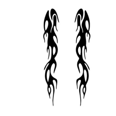 Univerzalna DIY naljepnica s plamenom vinilnom naljepnicom Vodootporna za automobile i motocikle Spremnik plina Vodootporni komplet naljepnica s plamenom za motocikle Naljepnice