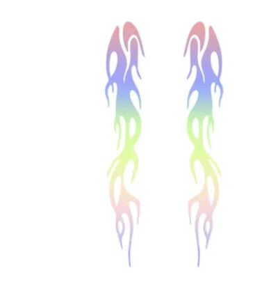 Univerzalna DIY naljepnica s plamenom vinilnom naljepnicom Vodootporna za automobile i motocikle Spremnik plina Vodootporni komplet naljepnica s plamenom za motocikle Naljepnice