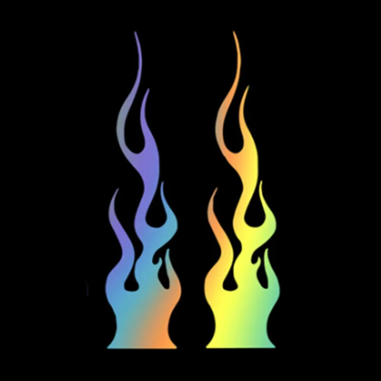 Univerzalna DIY naljepnica s plamenom vinilnom naljepnicom Vodootporna za automobile i motocikle Spremnik plina Vodootporni komplet naljepnica s plamenom za motocikle Naljepnice