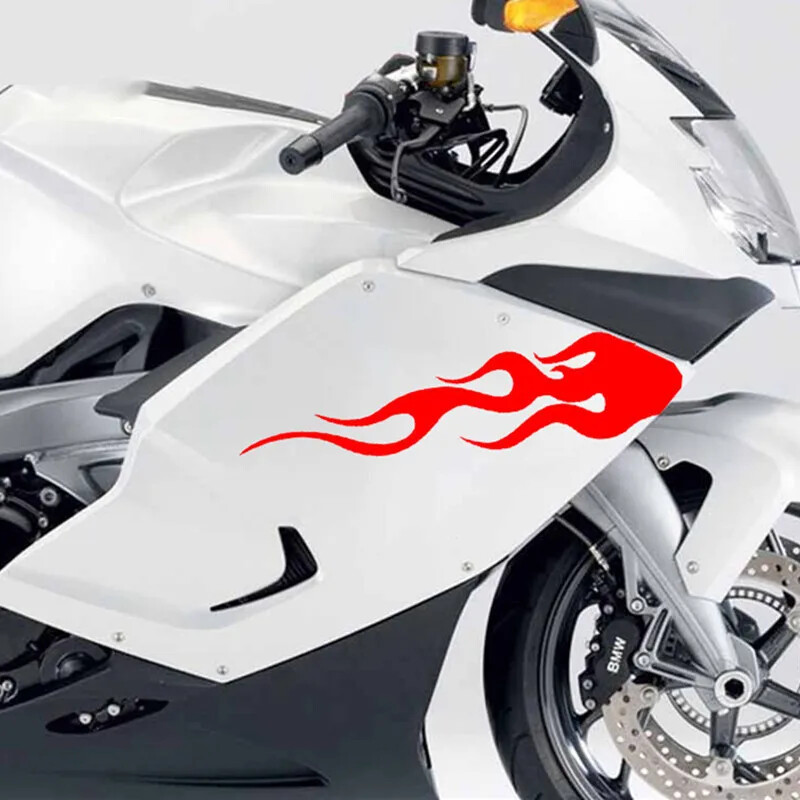 Univerzalna DIY naljepnica s plamenom vinilnom naljepnicom Vodootporna za automobile i motocikle Spremnik plina Vodootporni komplet naljepnica s plamenom za motocikle Naljepnice