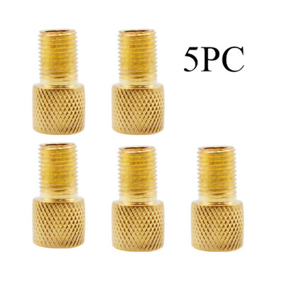 5PC F/V na A/V ventil adapter Bike Value Converter Presta u Schrader Golden Bike Tire Francuski ventil adapter Dodaci za bicikle