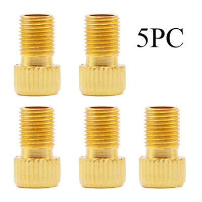 5PC F/V na A/V ventil adapter Bike Value Converter Presta u Schrader Golden Bike Tire Francuski ventil adapter Dodaci za bicikle