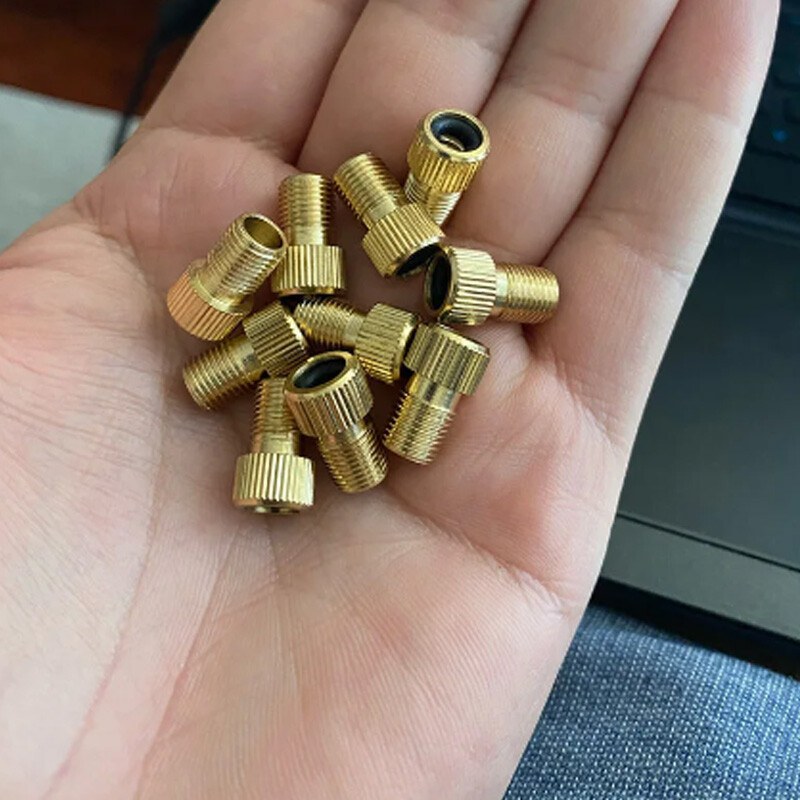 5PC F/V na A/V ventil adapter Bike Value Converter Presta u Schrader Golden Bike Tire Francuski ventil adapter Dodaci za bicikle