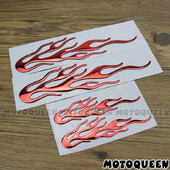 3D plamen, vatra, retro motocikl, jastučić za spremnik bočnog poklopca, naljepnice za kacigu, naljepnice s amblemom za CB CBR CBF R1 R6 R7 GSXR Biker