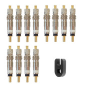 12 komada biciklističke uklonjive jezgre Presta ventila za zamjenu mesinganog alata za skidanje jezgre bez zračnice za cestovni MTB bicikl