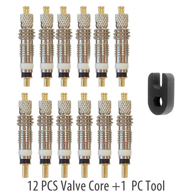 12 komada biciklističke uklonjive jezgre Presta ventila za zamjenu mesinganog alata za skidanje jezgre bez zračnice za cestovni MTB bicikl