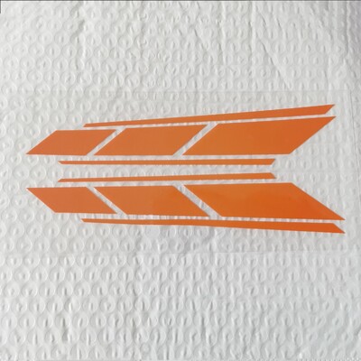 Češalj za prednji branik motocikla, univerzalne naljepnice, ukrasna reflektirajuća vodootporna naljepnica