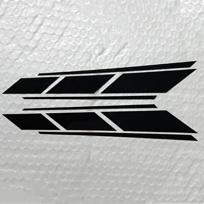 Češalj za prednji branik motocikla, univerzalne naljepnice, ukrasna reflektirajuća vodootporna naljepnica