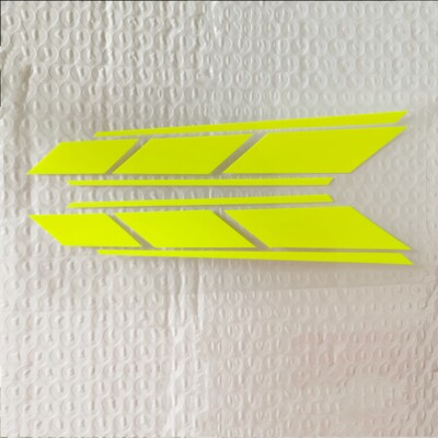 Češalj za prednji branik motocikla, univerzalne naljepnice, ukrasna reflektirajuća vodootporna naljepnica