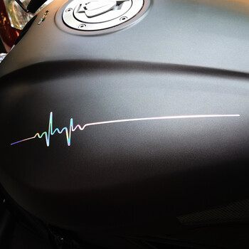 Мотоциклетни стикери Heartbeat Trackpad Водоустойчиви отразяващи аксесоари Наклейка за Yamaha R1 R3 Mt07 mt09