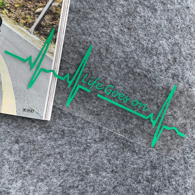 Heart Beat Trackpad Life Goes On Reflektor Moto Naljepnice Kućište motocikla Skuter Spremnik goriva Dodaci Naljepnice za Hondu Vespu