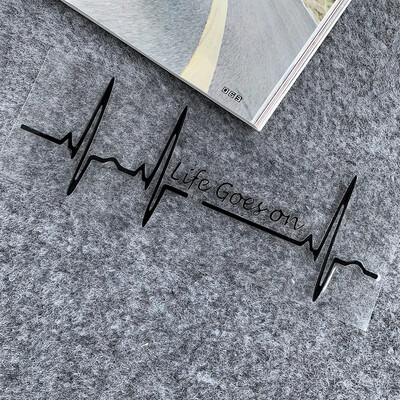 Heart Beat Trackpad Life Goes On Reflektor Moto Naljepnice Kućište motocikla Skuter Spremnik goriva Dodaci Naljepnice za Hondu Vespu