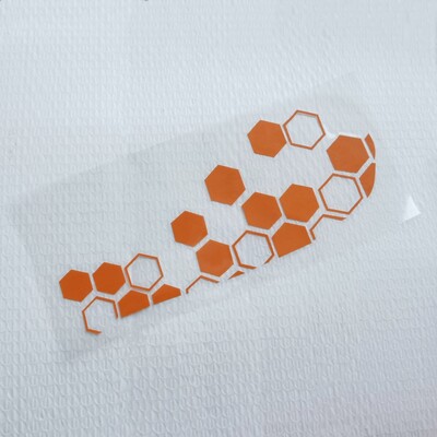 Češalj za prednji blatobran motocikla, univerzalne naljepnice, reflektirajuća vodootporna naljepnica