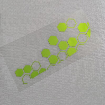 Češalj za prednji blatobran motocikla, univerzalne naljepnice, reflektirajuća vodootporna naljepnica