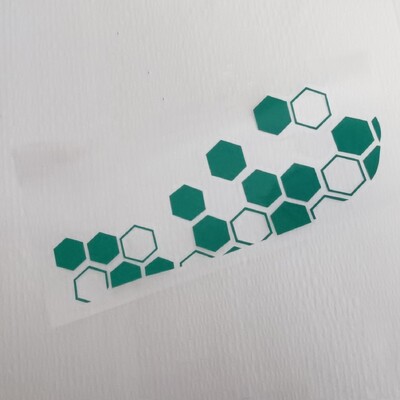 Češalj za prednji blatobran motocikla, univerzalne naljepnice, reflektirajuća vodootporna naljepnica