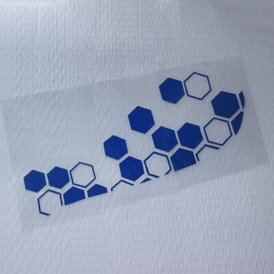 Češalj za prednji blatobran motocikla, univerzalne naljepnice, reflektirajuća vodootporna naljepnica