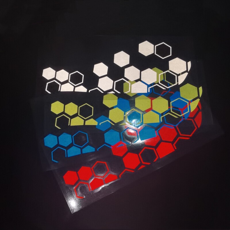 Češalj za prednji blatobran motocikla, univerzalne naljepnice, reflektirajuća vodootporna naljepnica