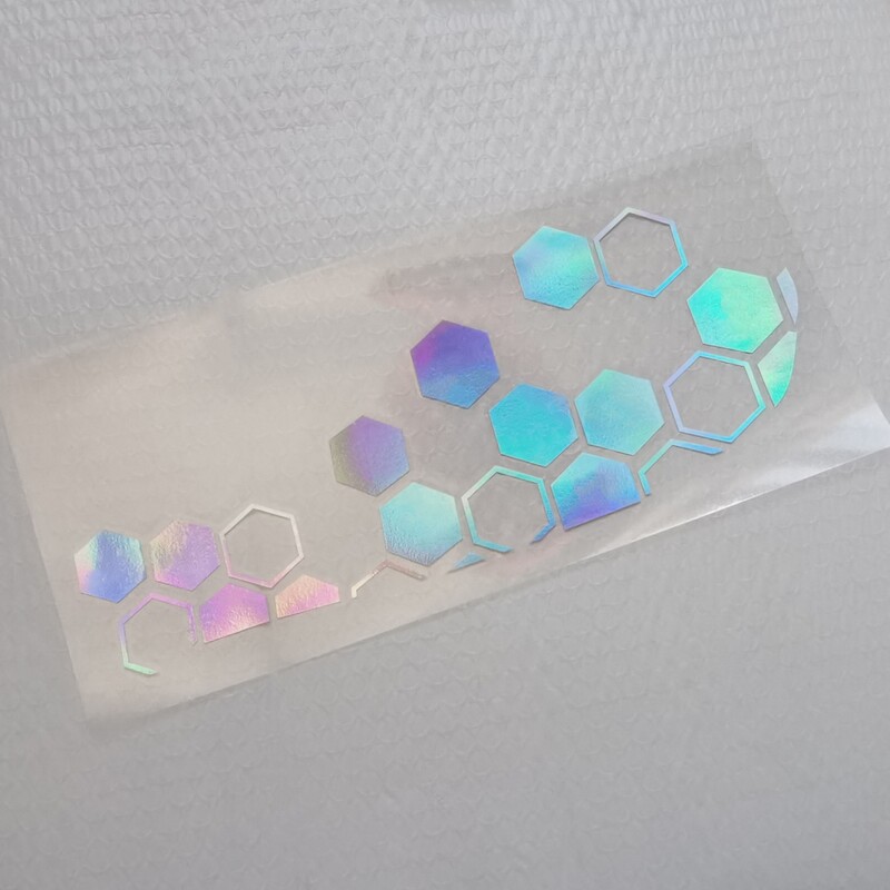 Češalj za prednji blatobran motocikla, univerzalne naljepnice, reflektirajuća vodootporna naljepnica