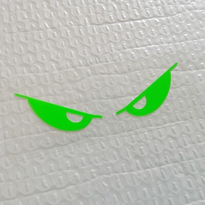 Autocolante pentru ochi răi pentru motociclete Decal reflectorizant impermeabil pentru cască