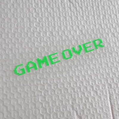 Mosaic Funny GAME OVER Lipdukai Motociklo Automobilis Neperšlampamas Reflective Decal