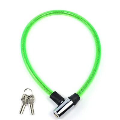 Nova sigurnosna brava za bicikl, čelična žica, metalna, univerzalna protuprovalna brava za bicikl, sigurnosna sajla za bravu za motocikl s 2 ključa