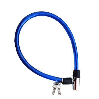 Nova sigurnosna brava za bicikl, čelična žica, metalna, univerzalna protuprovalna brava za bicikl, sigurnosna sajla za bravu za motocikl s 2 ključa