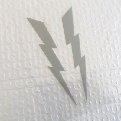 Par motociklističkih naljepnica Lightning Reflektirajuća vodootporna naljepnica karoserije automobila