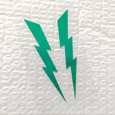 Par motociklističkih naljepnica Lightning Reflektirajuća vodootporna naljepnica karoserije automobila