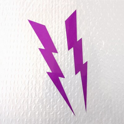 Par motociklističkih naljepnica Lightning Reflektirajuća vodootporna naljepnica karoserije automobila