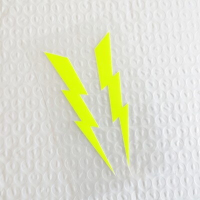 Par motociklističkih naljepnica Lightning Reflektirajuća vodootporna naljepnica karoserije automobila