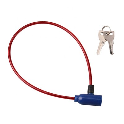 Apsaugos nuo vagystės nešiojamas saugos užraktas paspirtukas dviračio dviračio plieninė viela su 2 raktų viela