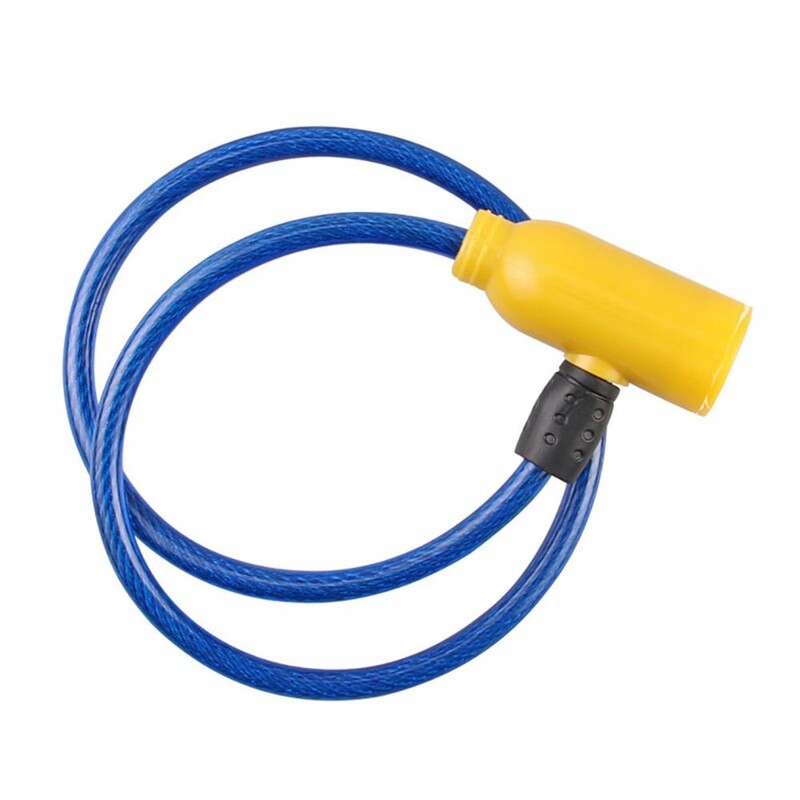 Apsaugos nuo vagystės nešiojamas saugos užraktas paspirtukas dviračio dviračio plieninė viela su 2 raktų viela