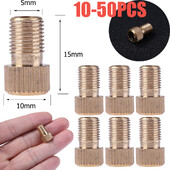 10-50 komada Adapteri ventila za gume za bicikle Cijevna pumpa Pretvarači alata Biciklistička pumpa Adapter za pumpu od aluminijske legure Dodaci za bicikl