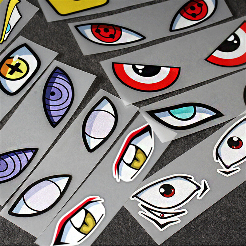 1PC Demon Eyes Naljepnice za kočiona svjetla automobila Biciklistička kaciga Stražnji prozor Električni automobil Motocikl Reflektirajuće naljepnice za bicikle Obloga