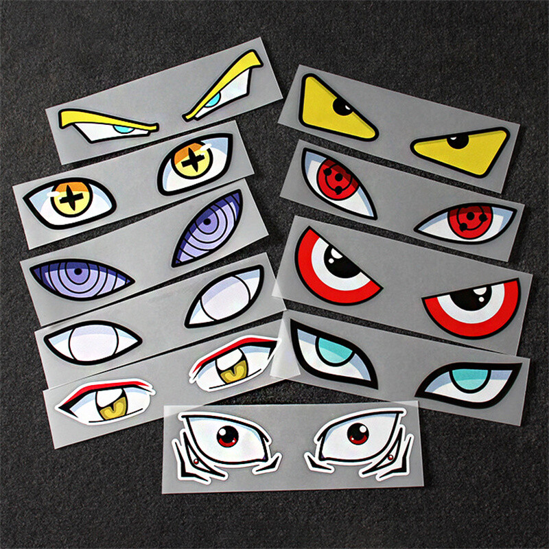 1PC Demon Eyes Naljepnice za kočiona svjetla automobila Biciklistička kaciga Stražnji prozor Električni automobil Motocikl Reflektirajuće naljepnice za bicikle Obloga