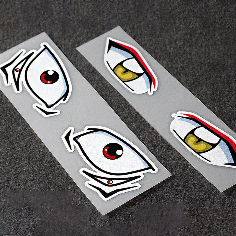1PC Demon Eyes Naljepnice za kočiona svjetla automobila Biciklistička kaciga Stražnji prozor Električni automobil Motocikl Reflektirajuće naljepnice za bicikle Obloga