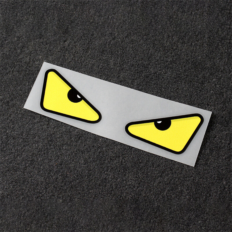 1PC Demon Eyes Naljepnice za kočiona svjetla automobila Biciklistička kaciga Stražnji prozor Električni automobil Motocikl Reflektirajuće naljepnice za bicikle Obloga