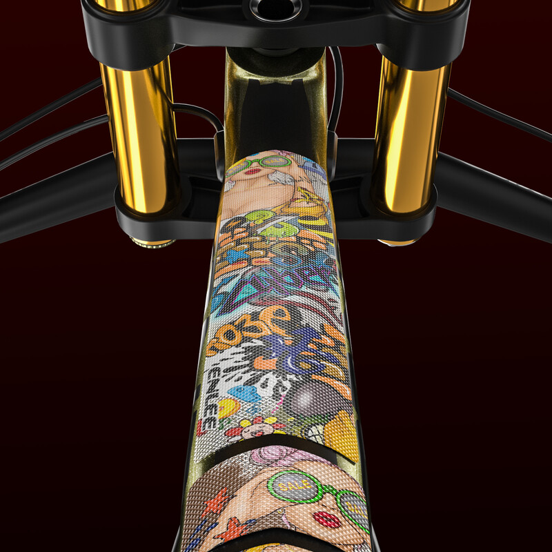 ENLEE kerékpárvédő fólia hegyikerékpár 3M matricák keret színének megváltoztatása matricák Road Cike vastagított PVC teljes autófólia