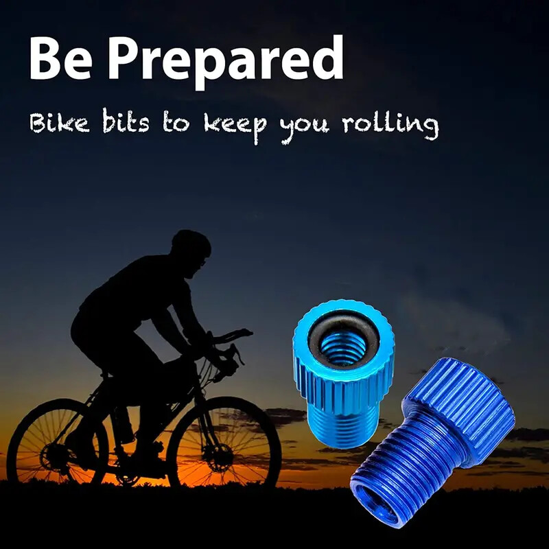 10PCS Adapter ventila za bicikl od aluminijske legure Pretvorite Presta u Schrader ventil Adapter za ventil za MTB cestovni bicikl Dodaci za bicikle