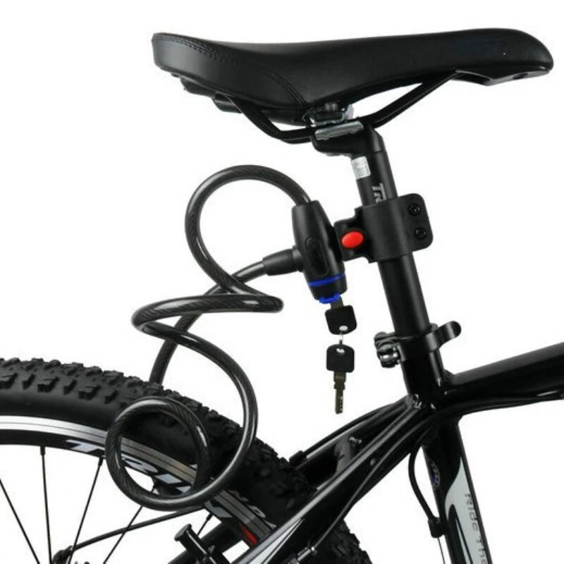 Αξεσουάρ κλειδαριάς ποδηλάτου 90cm βαρέως τύπου λουκέτο μοτοσικλέτας Κλειδαριά αλυσίδας με μεταλλική αντικλεπτική ασφάλεια Αξεσουάρ κλειδαριάς ποδηλάτου