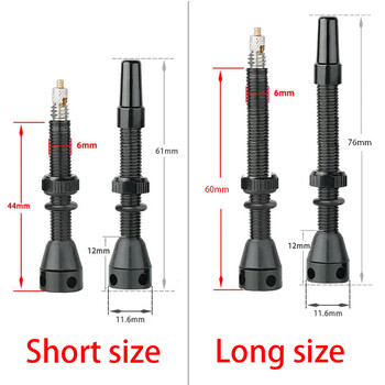 Велосипедна безкамерна гума Presta Valve Alloy Stem 44/60 F/V Presta Valve Подвижен инструмент за гуми Колоездене Част