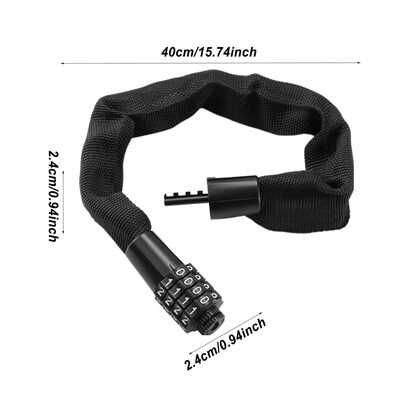 Dviračio užraktas Mountain M TB Plento dviračių sauga Apsaugos nuo vagystės Grandinės užraktas Dviračių priedai Dviračių užrakto priedai