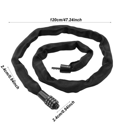 Dviračio užraktas Mountain M TB Plento dviračių sauga Apsaugos nuo vagystės Grandinės užraktas Dviračių priedai Dviračių užrakto priedai