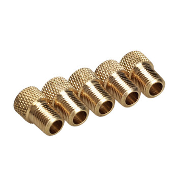 5-30Pcs Bike Valve Adapter Pump Bicycle Convert Presta to Schrader Меден вентил Адаптер Колела Газова дюза Тръба Колоездене Инструмент