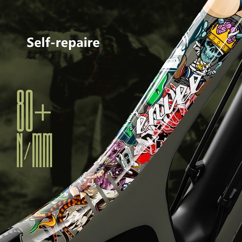 ENLEE első villa matricák Kerékpár MTB Road Rock Shox PIKE matricák Kerékpár DIY Racing Kerékpározás Védelem Színes fólia készlet