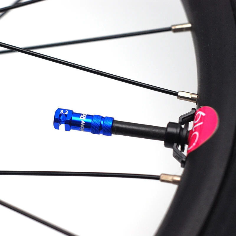 RideNow Presta poklopci ventila Funkcionalni 3.3/3.4 žbice Ključ za skidanje mesingane jezgre Ultralaka aluminijska legura za MTB alat za cestovne bicikle