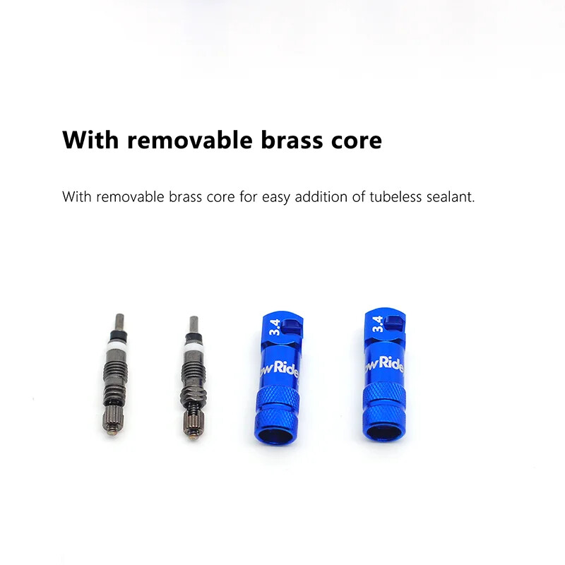 RideNow Presta poklopci ventila Funkcionalni 3.3/3.4 žbice Ključ za skidanje mesingane jezgre Ultralaka aluminijska legura za MTB alat za cestovne bicikle