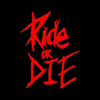 1PC Ride or Die Bike Frame Stickers Top Tube Decals for MTB Bicycle Decorative Frame Bike Auto Motorcycle Accessories